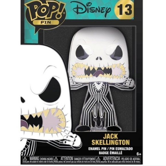 Funko Jewelry - Funko pop disney nightmare before Christmas pop pin jack skellington new